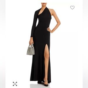 NWT! AQUA One Shoulder Gown
